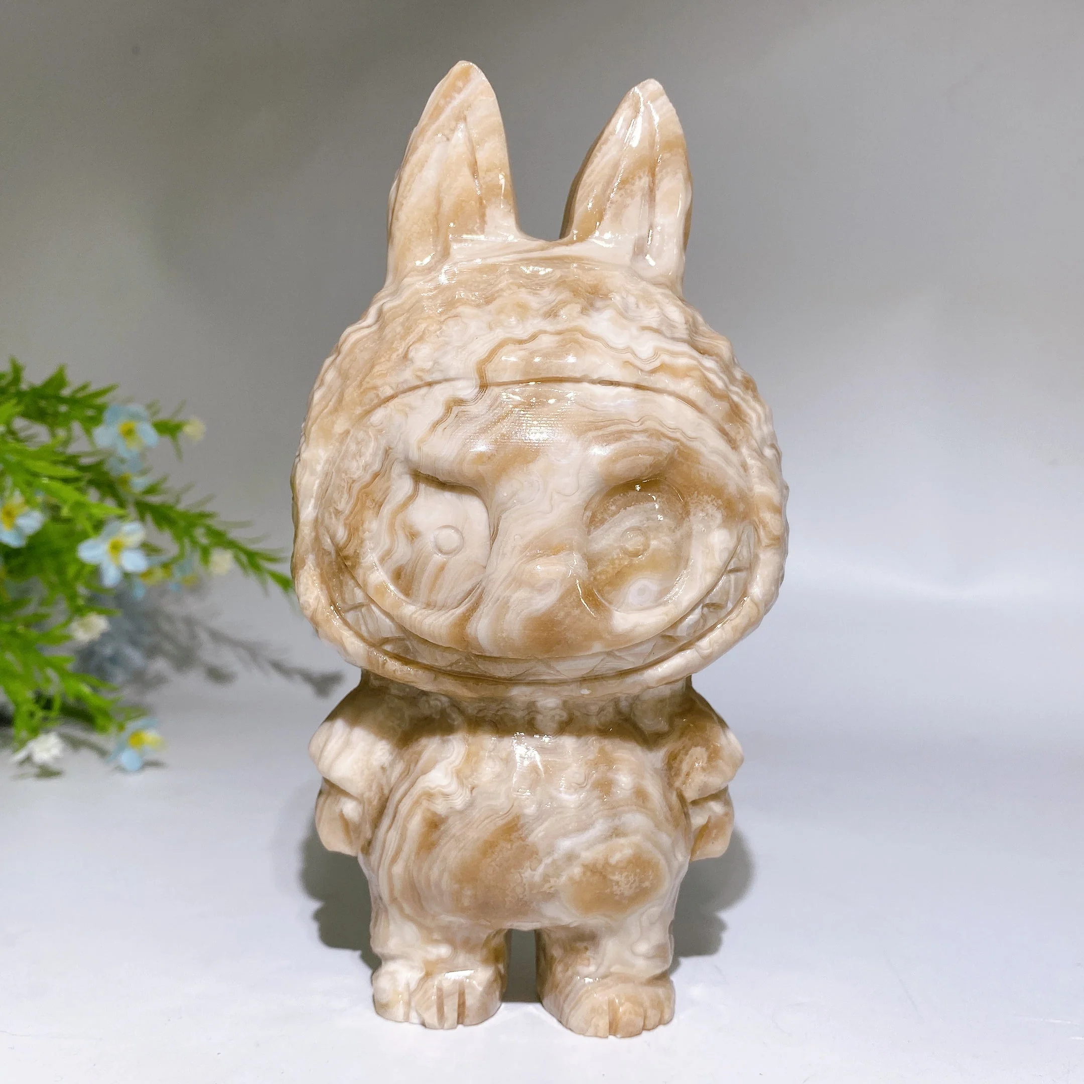 18cm Crystal Figurine in Picasso Stone for Healing Energy - Image 3