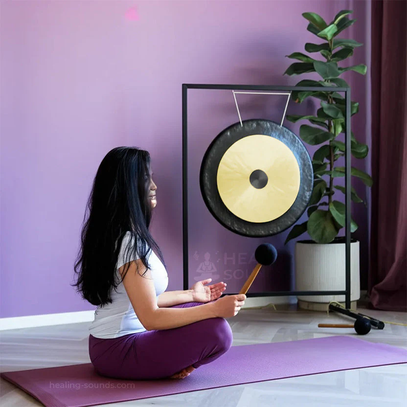 32" Chinese Gong with Beater - Image 4
