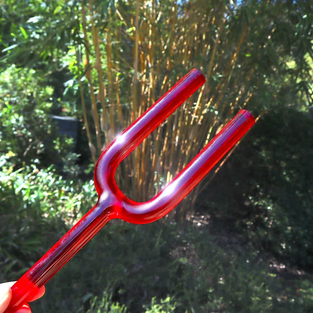 528 Hz Crystal Large Giant Tuning Fork - C Note - Image 4