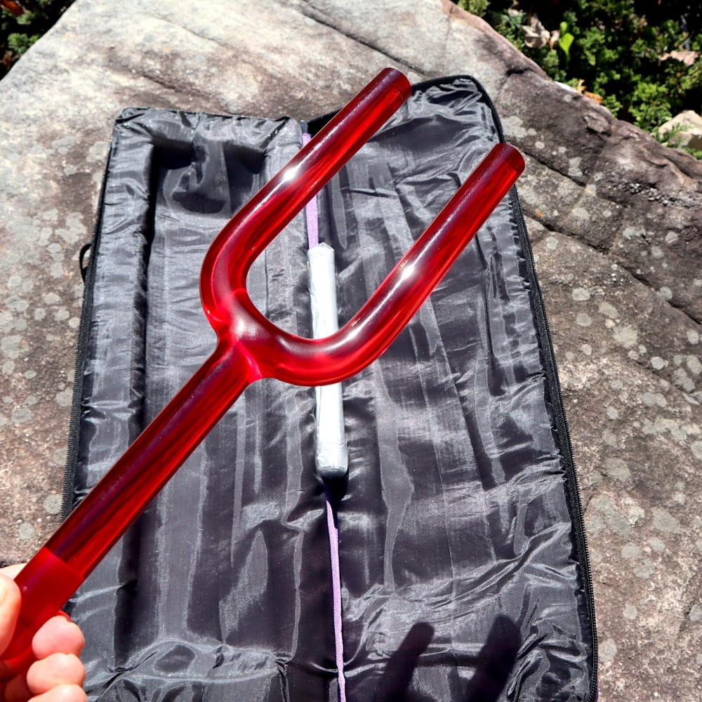 528 Hz Crystal Large Giant Tuning Fork - C Note - Image 5