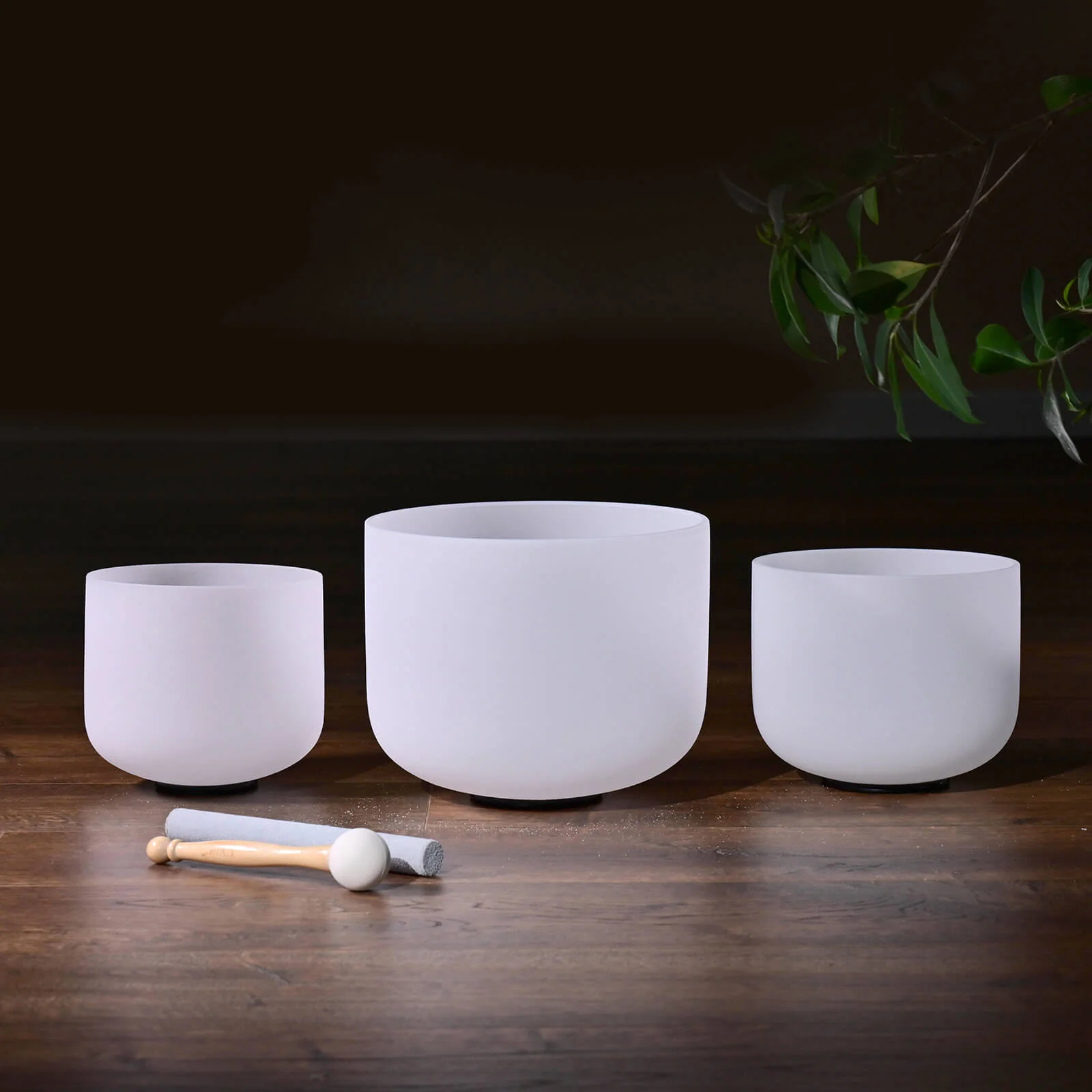 6 8 10 Inch Quartz Crystal Singing Bowl Set for Sound Bath - Image 15