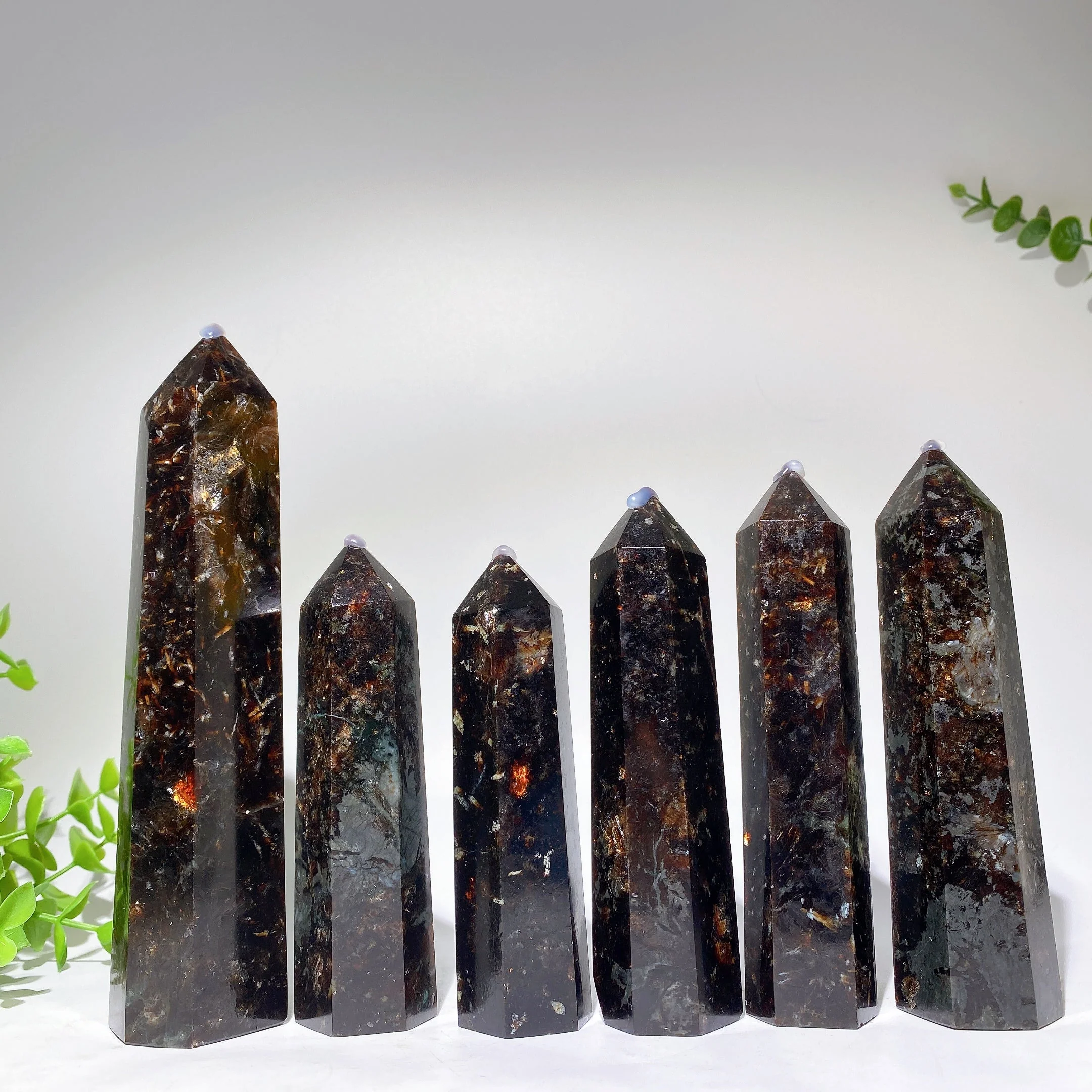 Black Mica Biotite Crystal Tower 10-18cm Spiritual Healing - Image 3