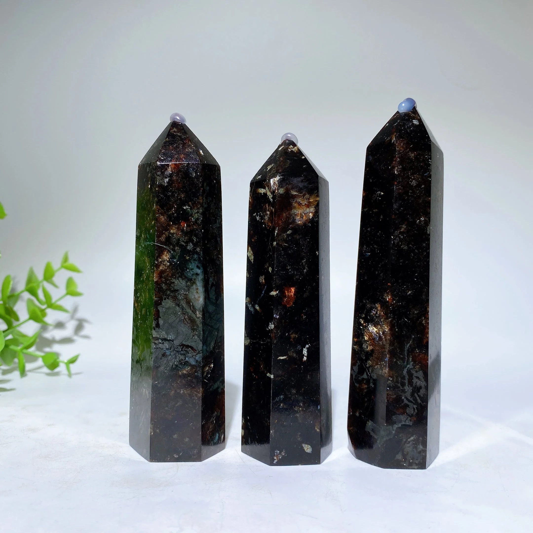 Black Mica Biotite Crystal Tower 10-18cm Spiritual Healing - Image 4