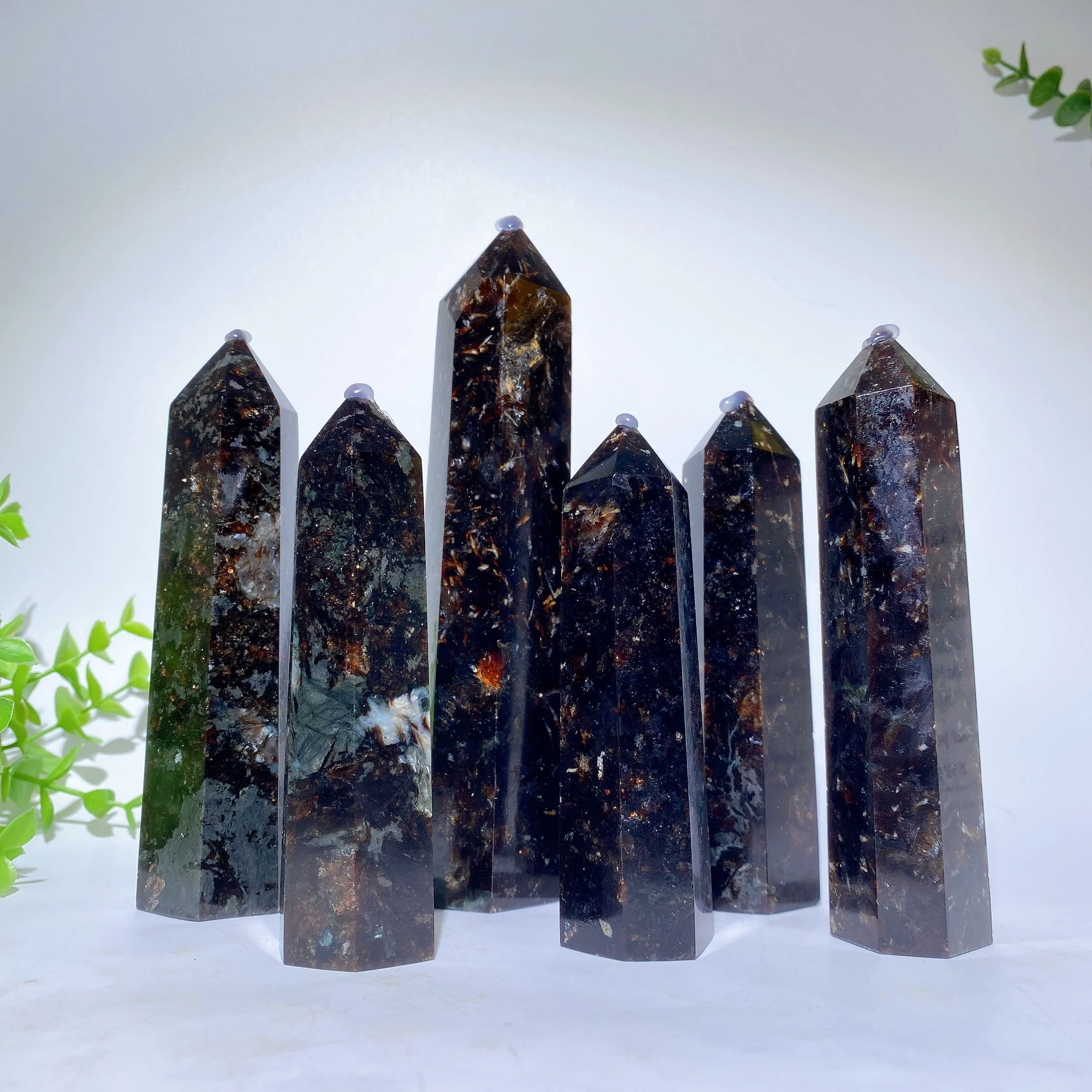 Black Mica Biotite Crystal Tower 10-18cm Spiritual Healing - Image 5