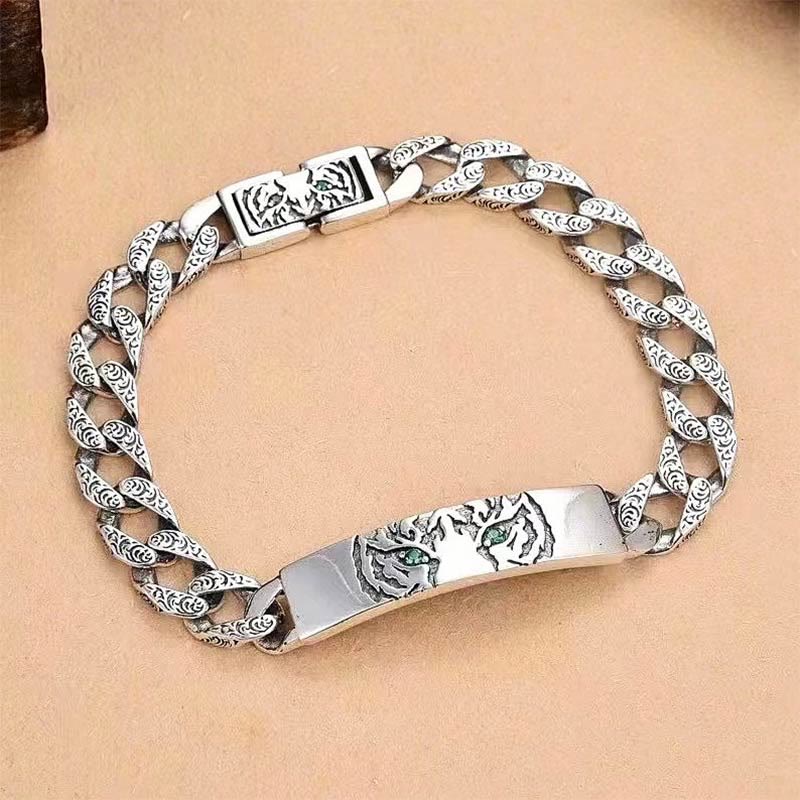 18cm Copper Tang Dynasty Flower Luck Chain Bracelet - Image 10