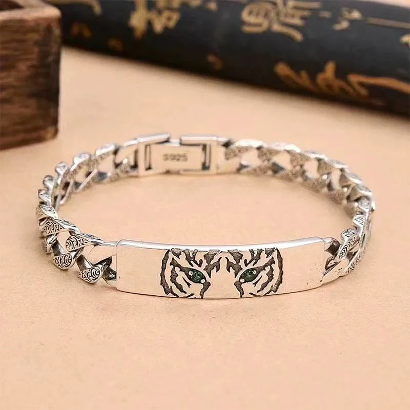 18cm Copper Tang Dynasty Flower Luck Chain Bracelet - Image 9