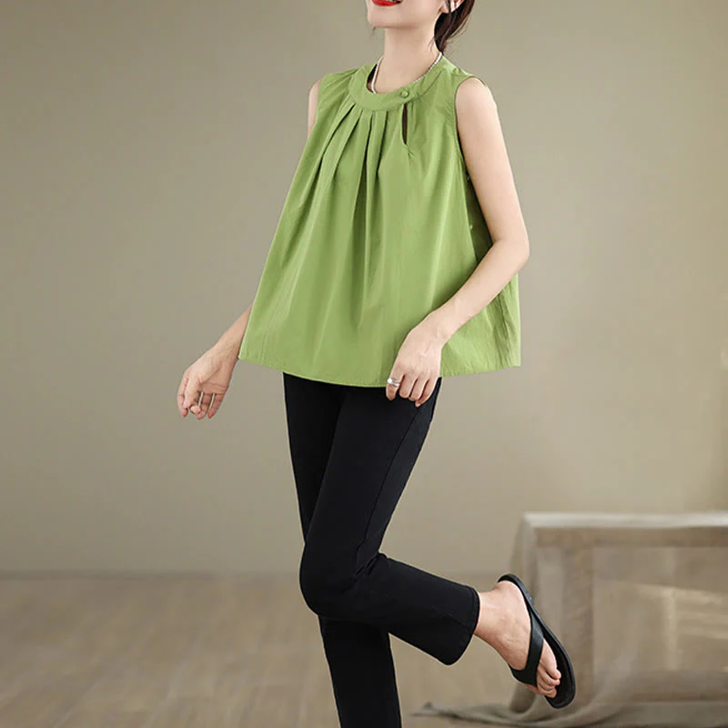 Cotton Linen Halter Neck Yoga Top for Women - Breathable Fit - Image 23