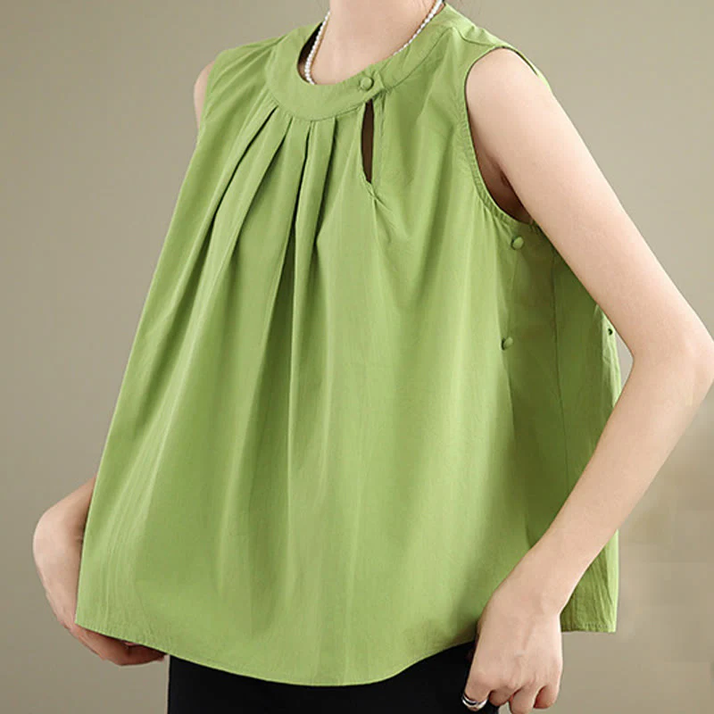 Cotton Linen Halter Neck Yoga Top for Women - Breathable Fit - Image 24