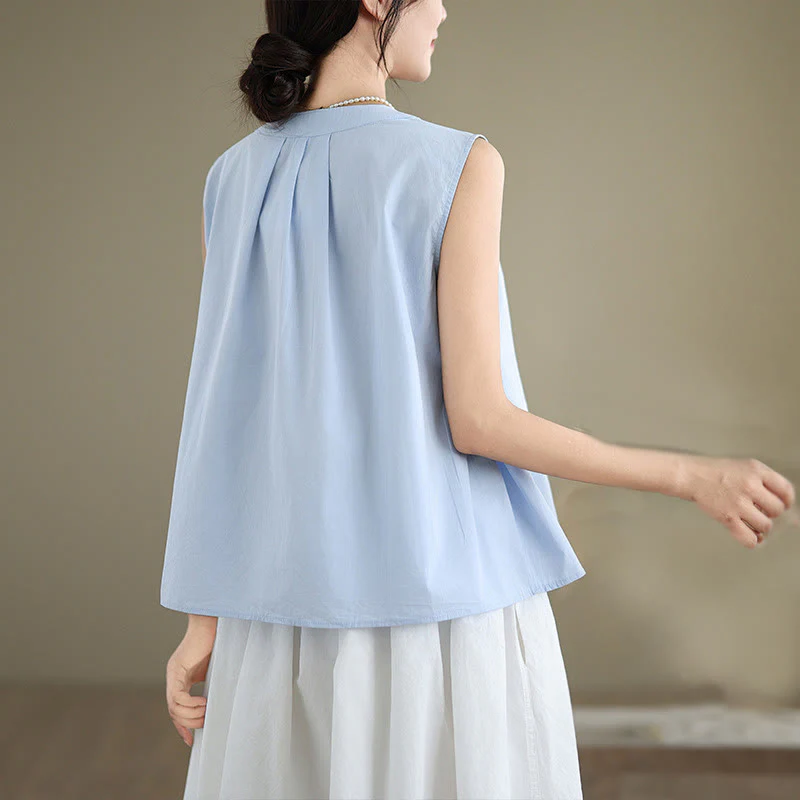 Cotton Linen Halter Neck Yoga Top for Women - Breathable Fit - Image 4