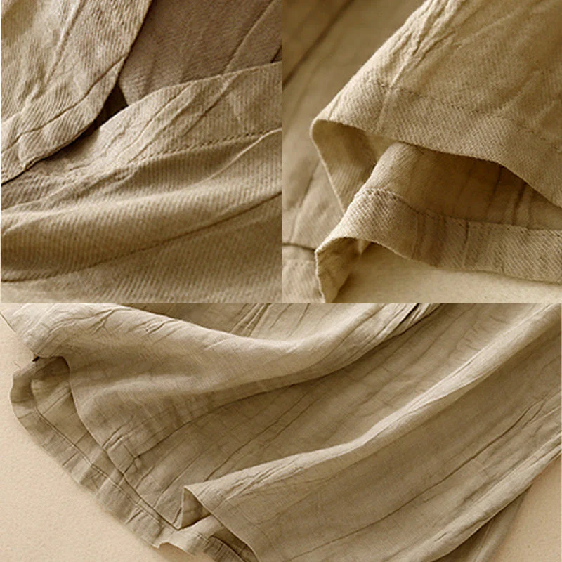 Cotton Linen V-Neck Vest | Women's Casual Yoga Top - Image 4