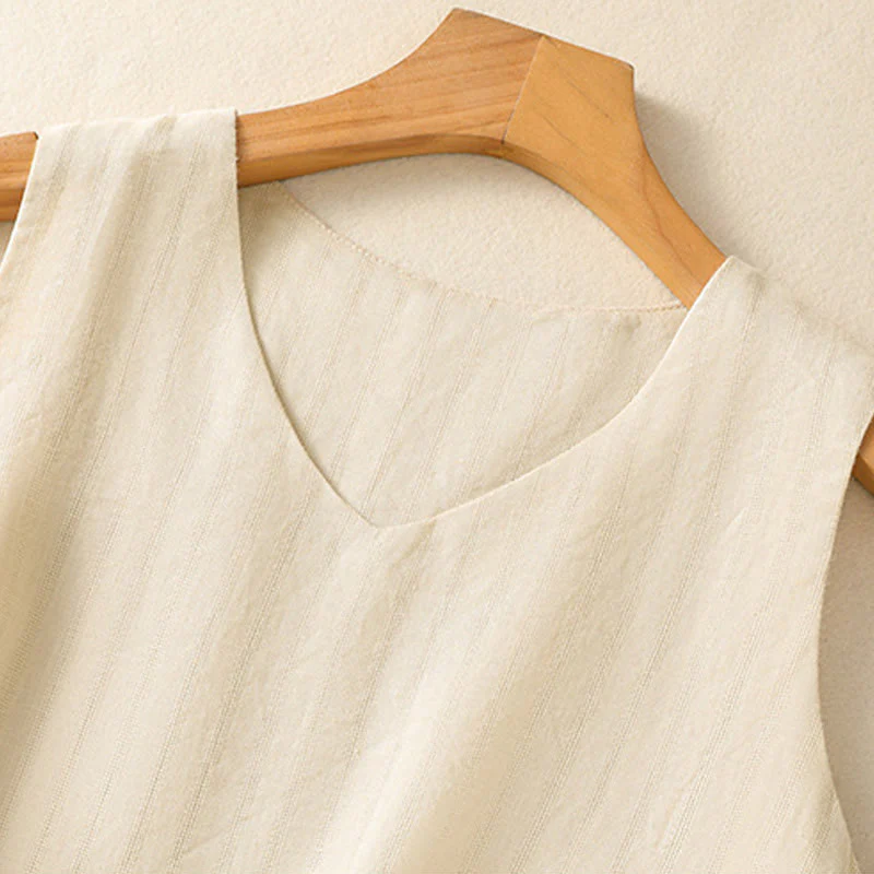 Women’s Cotton V-Neck Yoga Vest | Breathable Design - Image 13