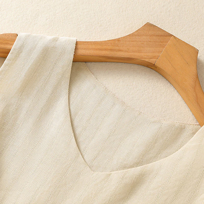 Women’s Cotton V-Neck Yoga Vest | Breathable Design - Image 14