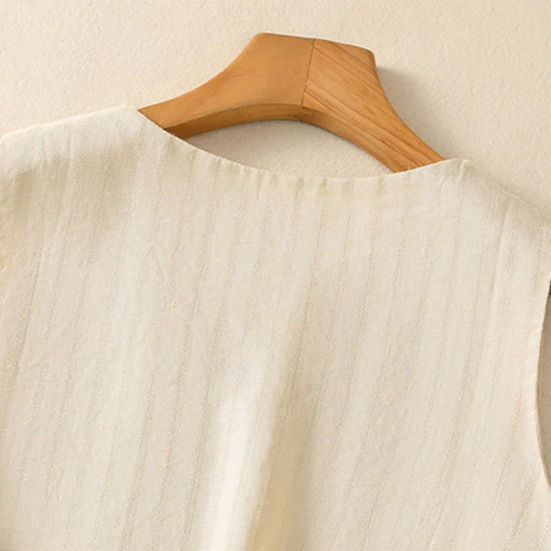 Women’s Cotton V-Neck Yoga Vest | Breathable Design - Image 16