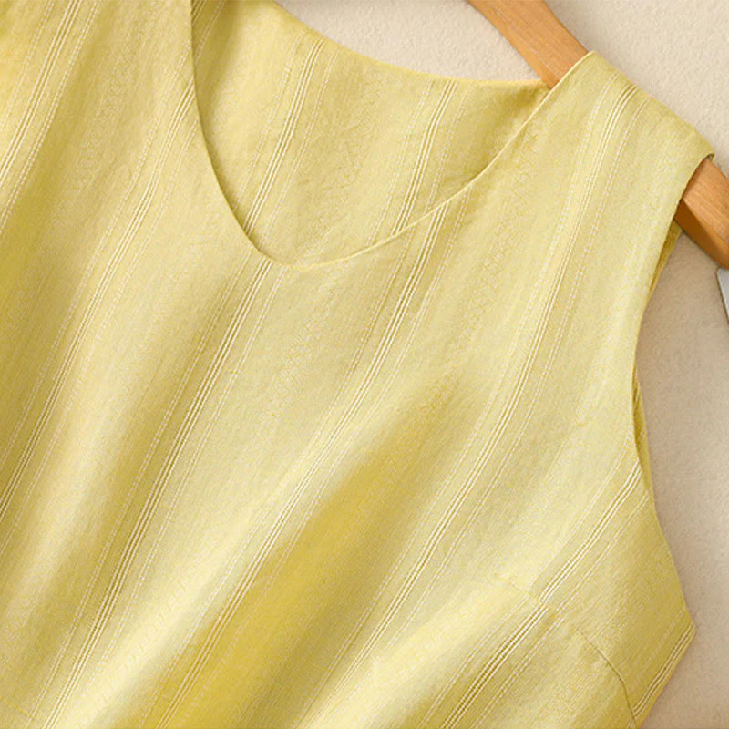 Women’s Cotton V-Neck Yoga Vest | Breathable Design - Image 5