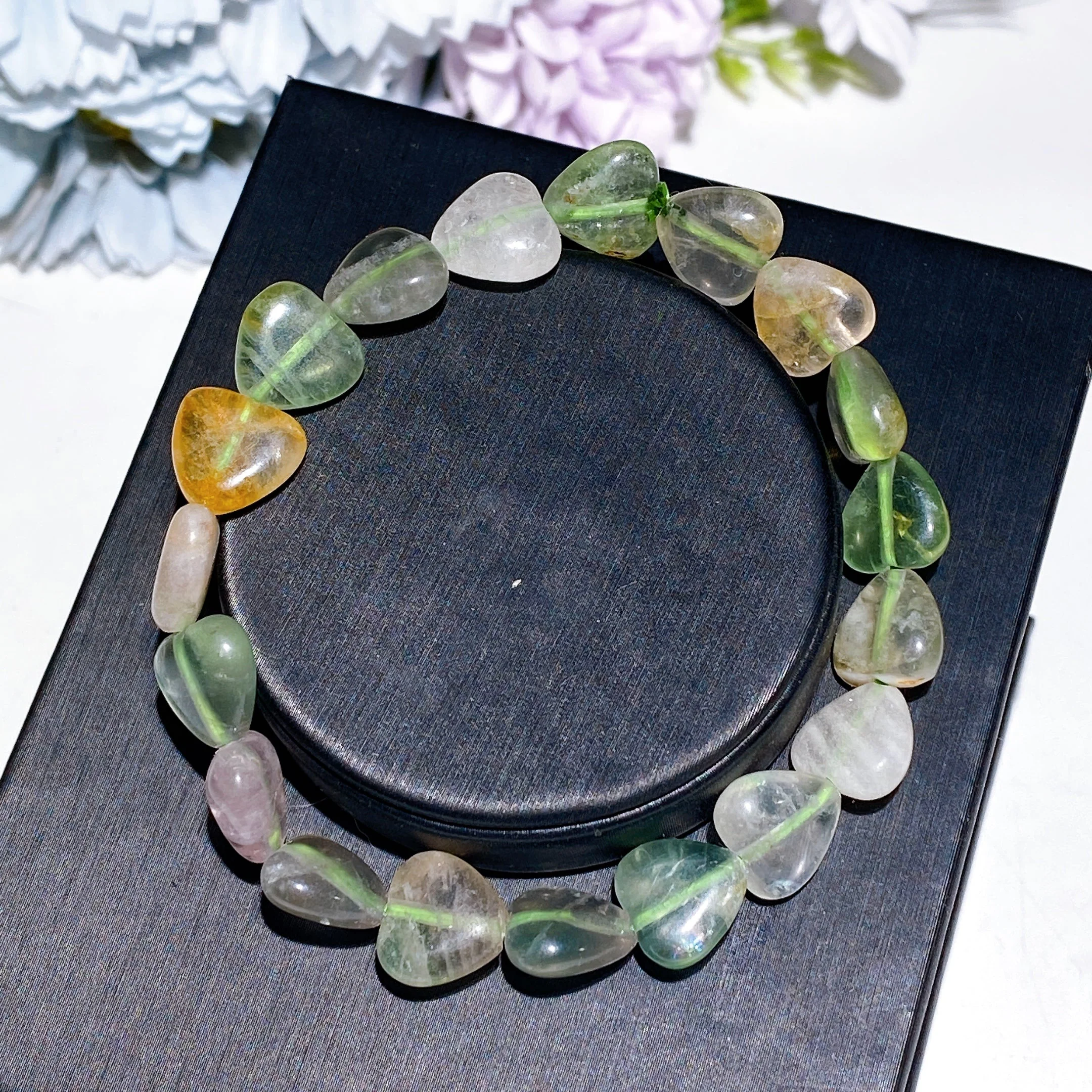 8mm Crystal Heart Bracelet for Emotional Healing & Love - Image 12
