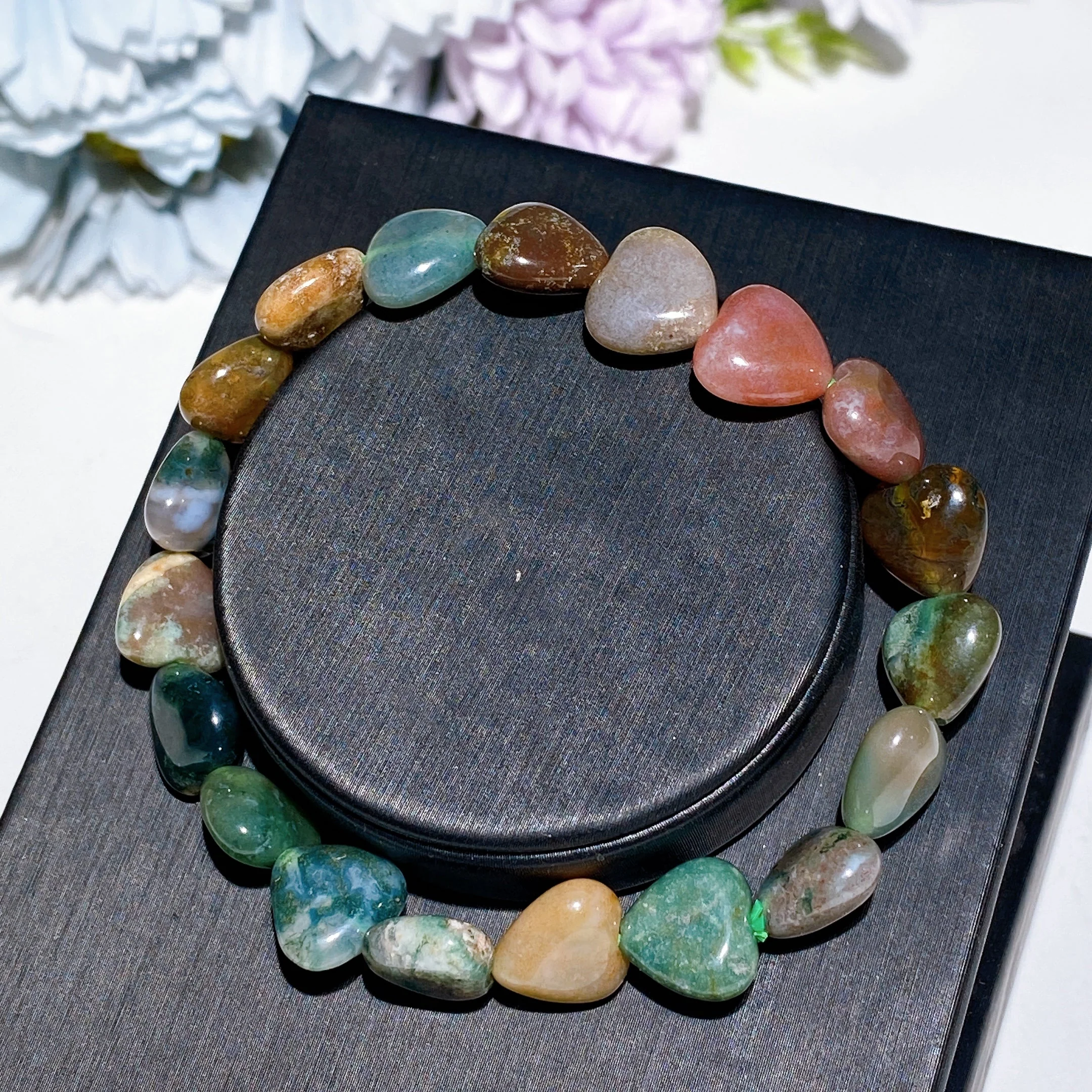 8mm Crystal Heart Bracelet for Emotional Healing & Love - Image 16