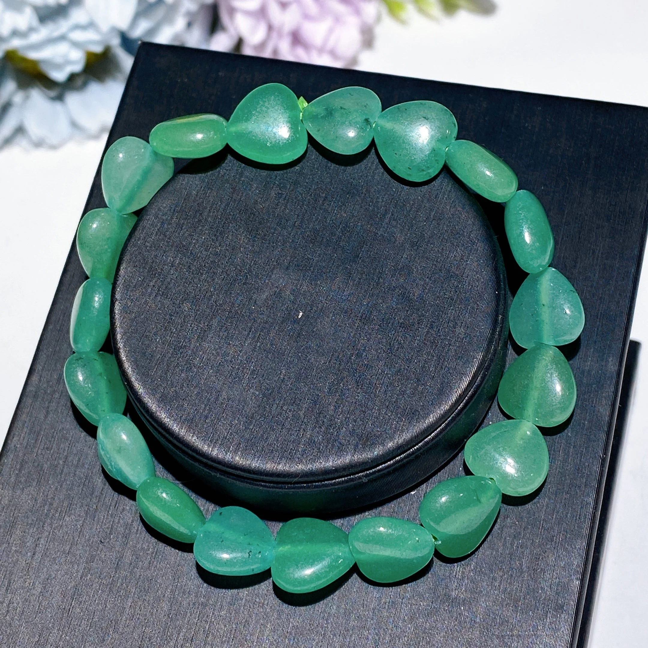 8mm Crystal Heart Bracelet for Emotional Healing & Love - Image 17