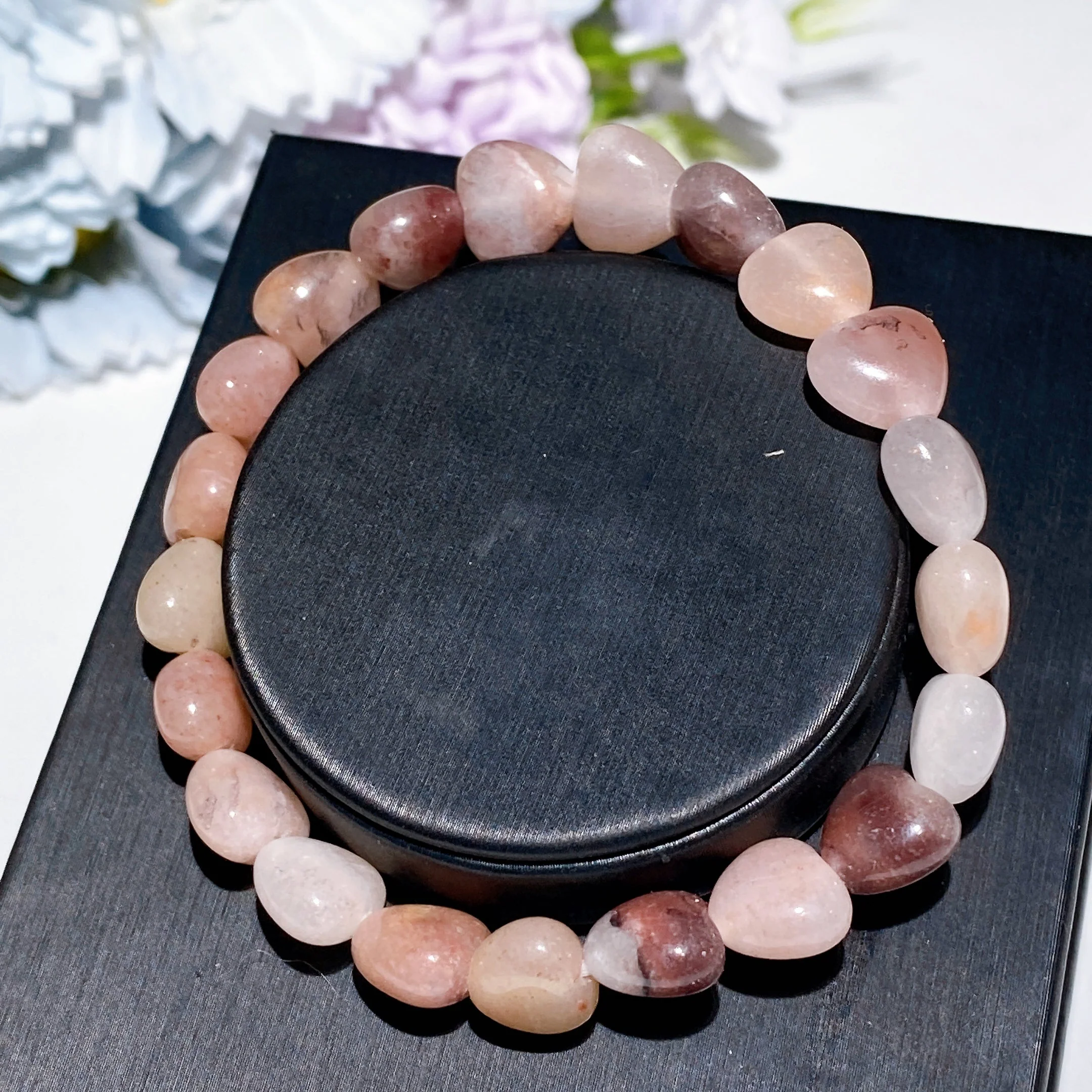 8mm Crystal Heart Bracelet for Emotional Healing & Love - Image 23