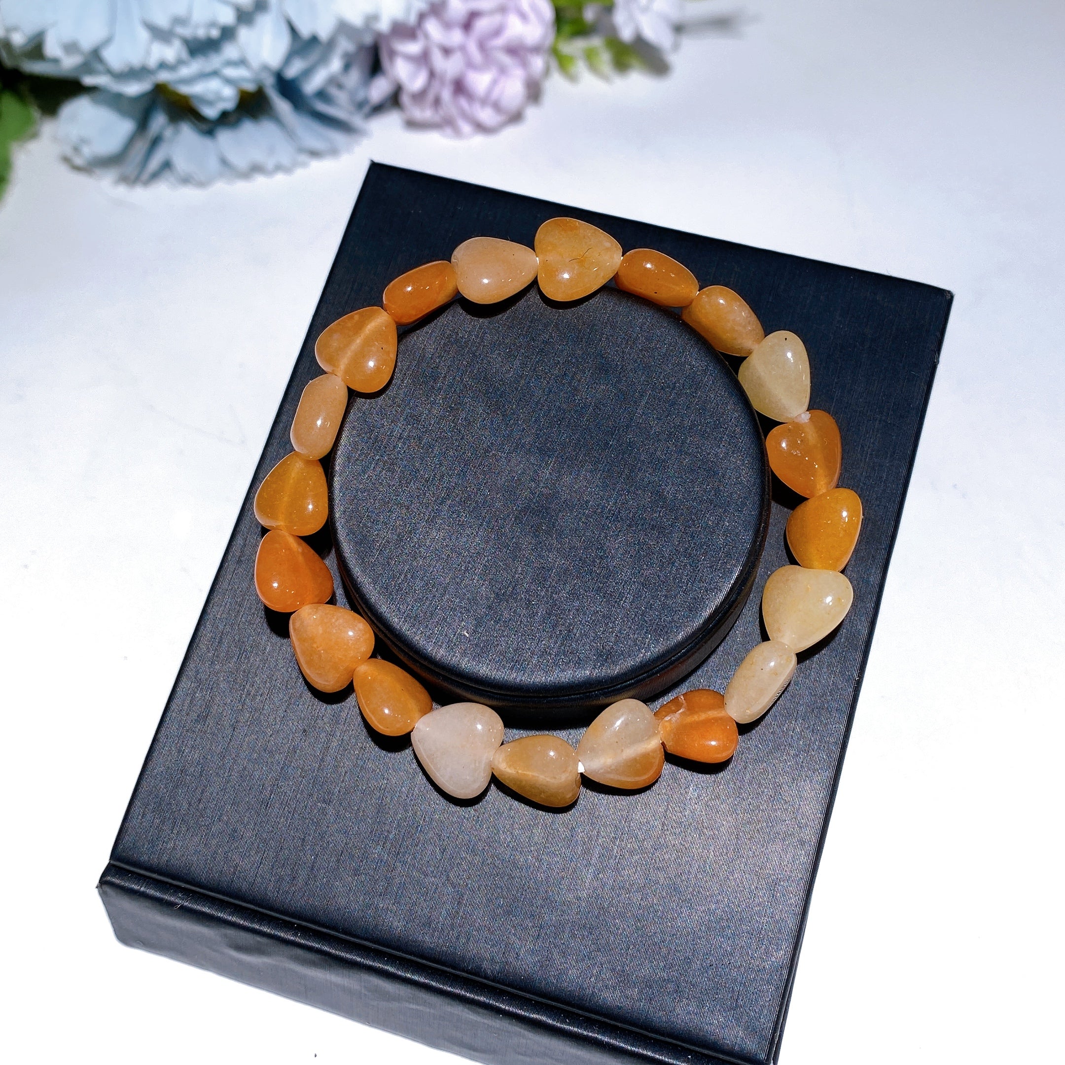 8mm Crystal Heart Bracelet for Emotional Healing & Love - Image 4
