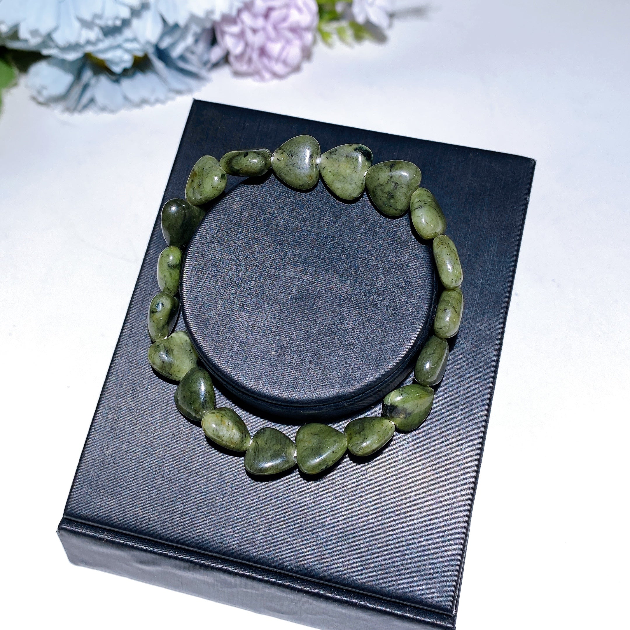 8mm Crystal Heart Bracelet for Emotional Healing & Love - Image 5