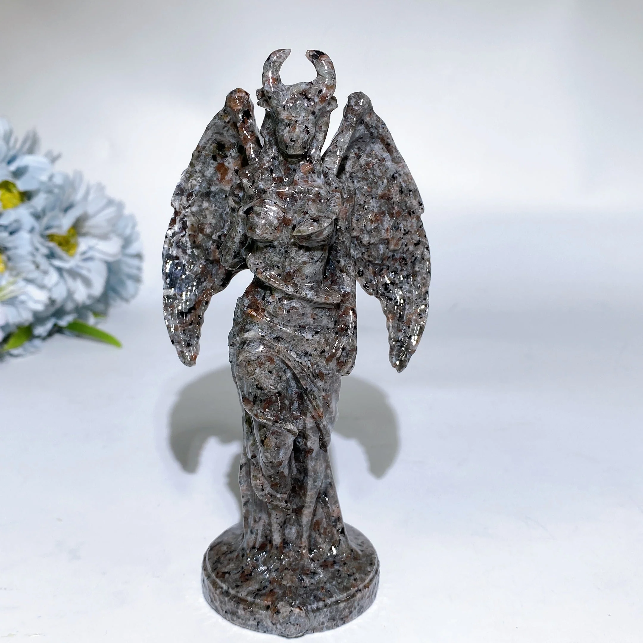 7x15cm Crystal Lilith Carving Figurine in Sodalite - Image 3