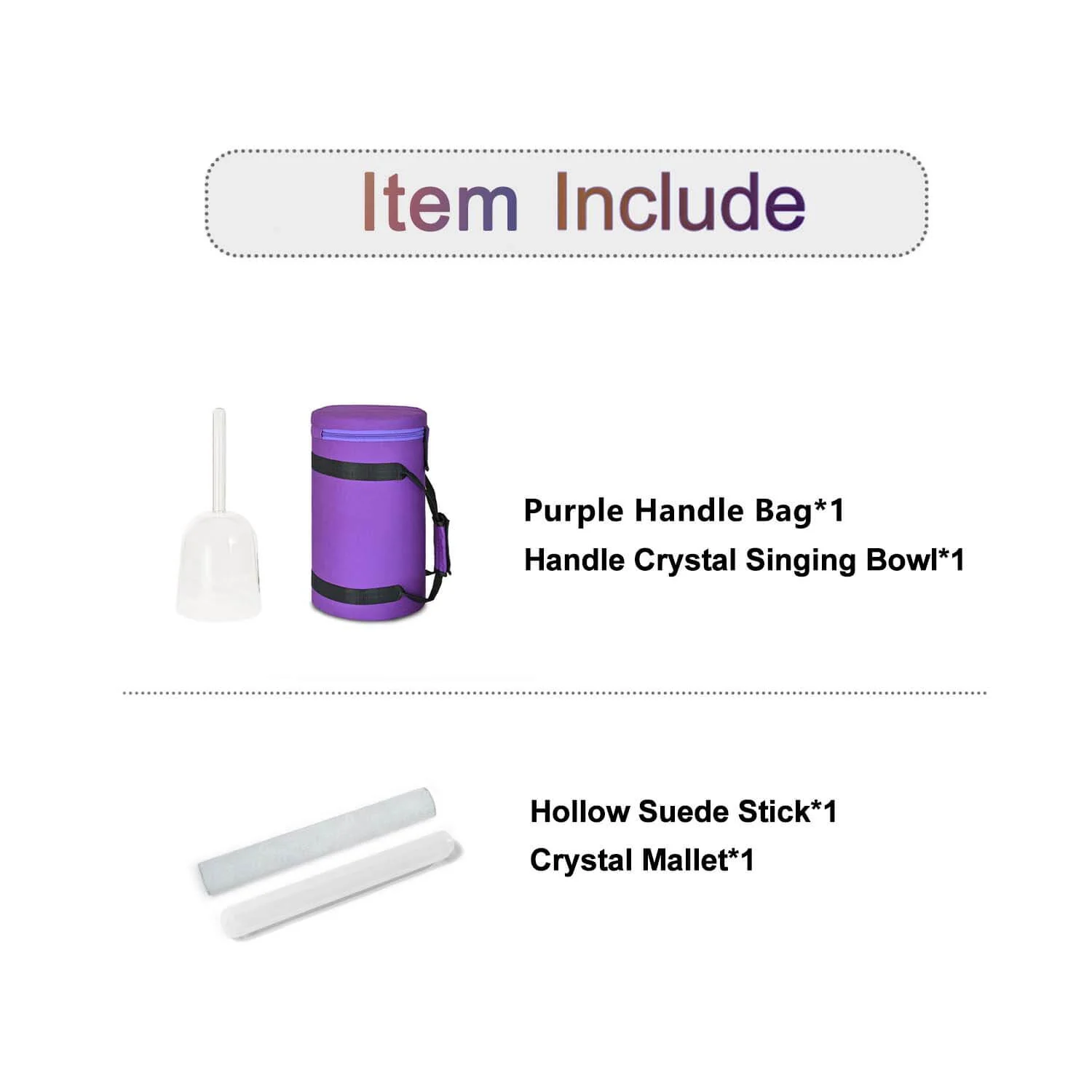 Clear Quartz Singing Bowl with Handle - Image 5