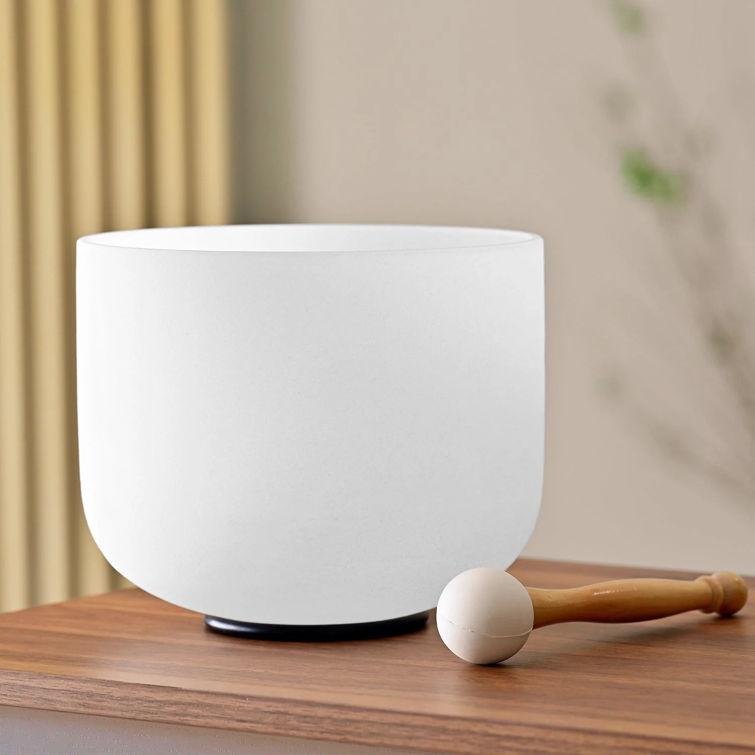 440 Hz White Crystal Singing Bowl - Sound Bowl 6-14 Inch - Image 4