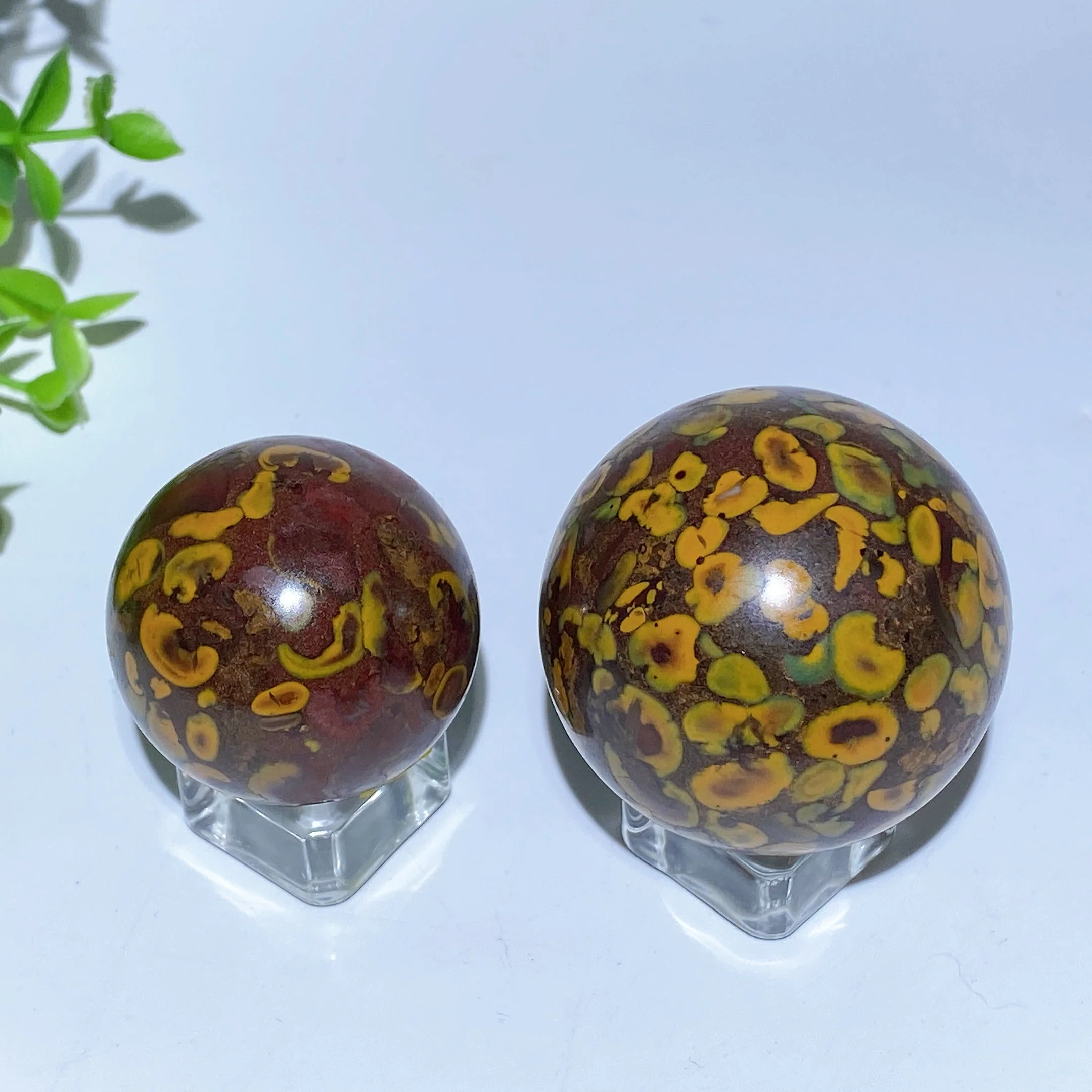 1.5-2 Inch Fruit Jasper Crystal Sphere for Healing and Energy - Image 4