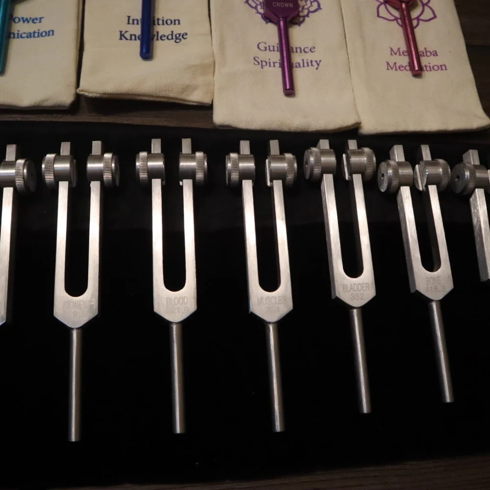 23pc Human Biology & Chakra Tuning Fork Set - Sound Vibration - Image 6