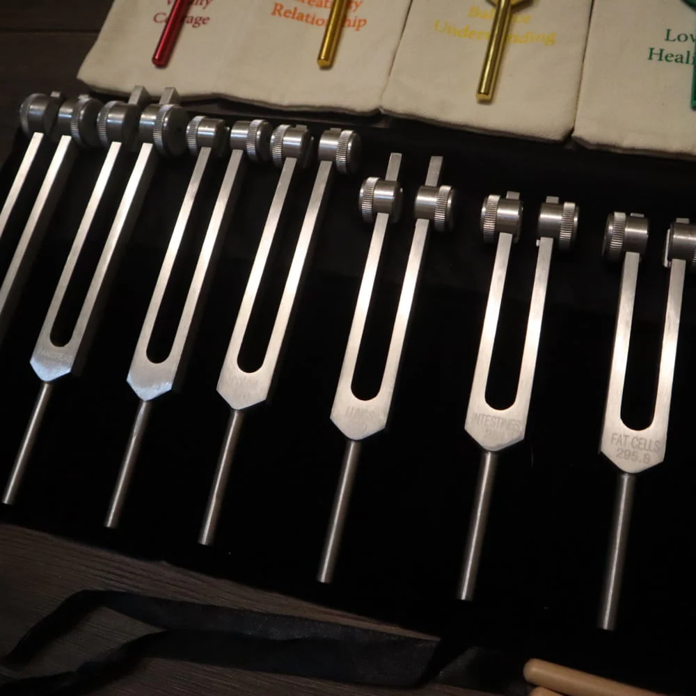 23pc Human Biology & Chakra Tuning Fork Set - Sound Vibration - Image 7