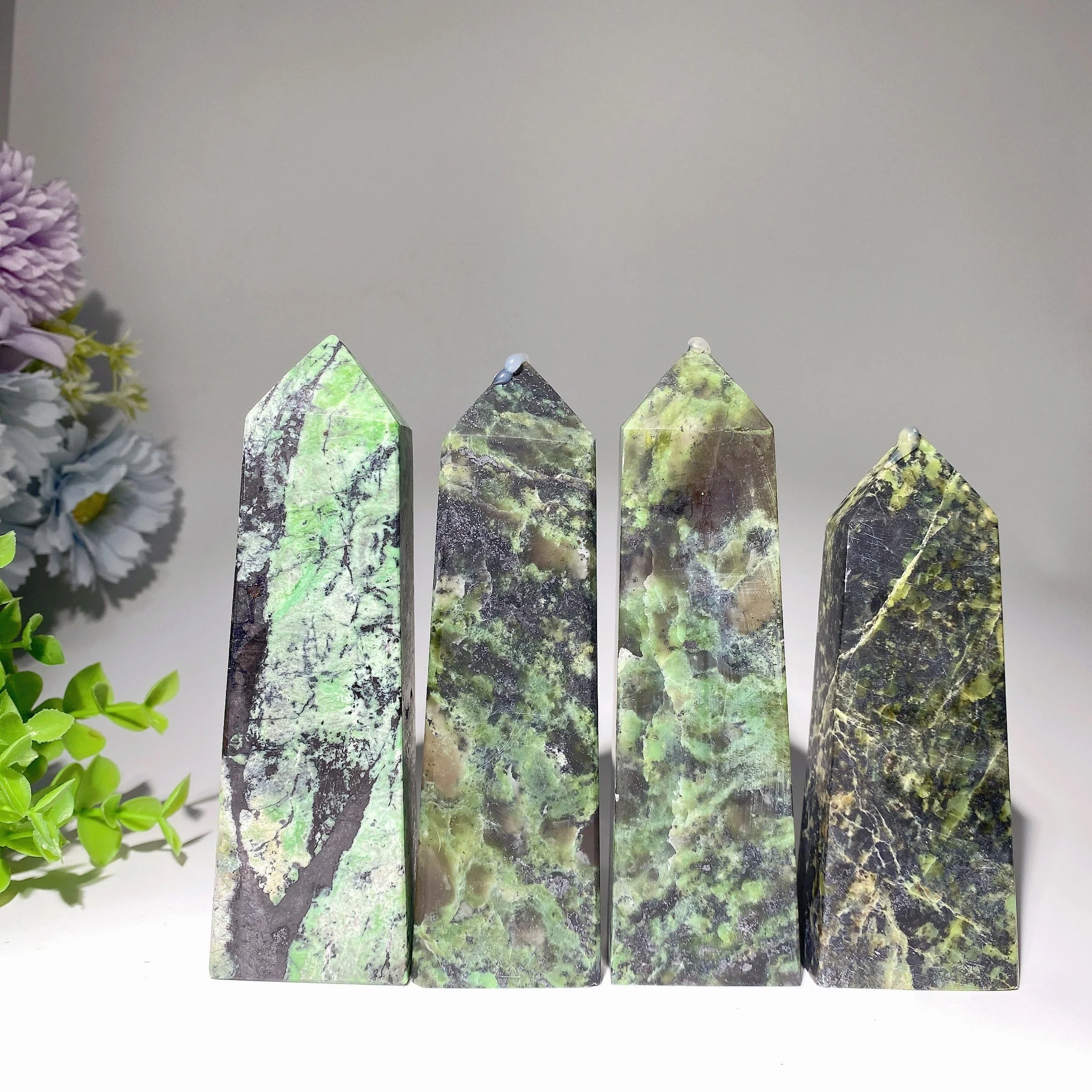 4.8-5.2in Jungle Turquoise Healing Crystal Tower - Image 4
