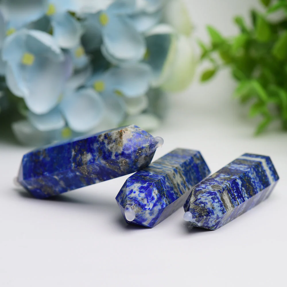 2.8 Inch Lapis Double Terminated Crystal Point for Healing - Image 4