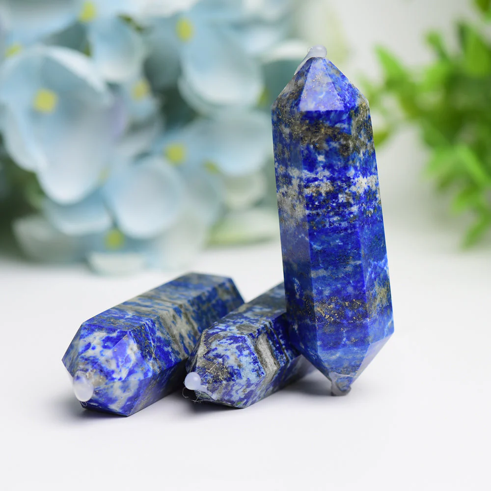 2.8 Inch Lapis Double Terminated Crystal Point for Healing - Image 5