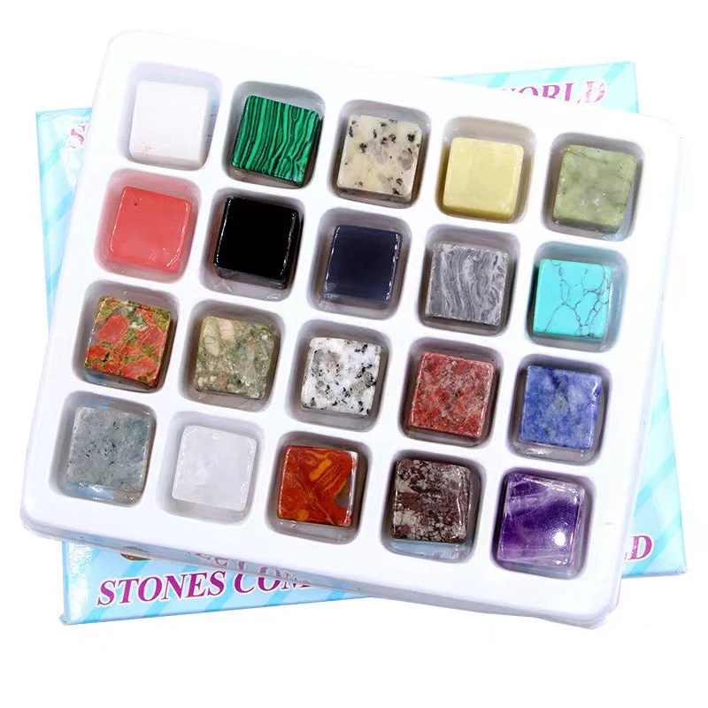 Mixed Crystal Cubes Box 18-22mm for Healing & Meditation - Image 3