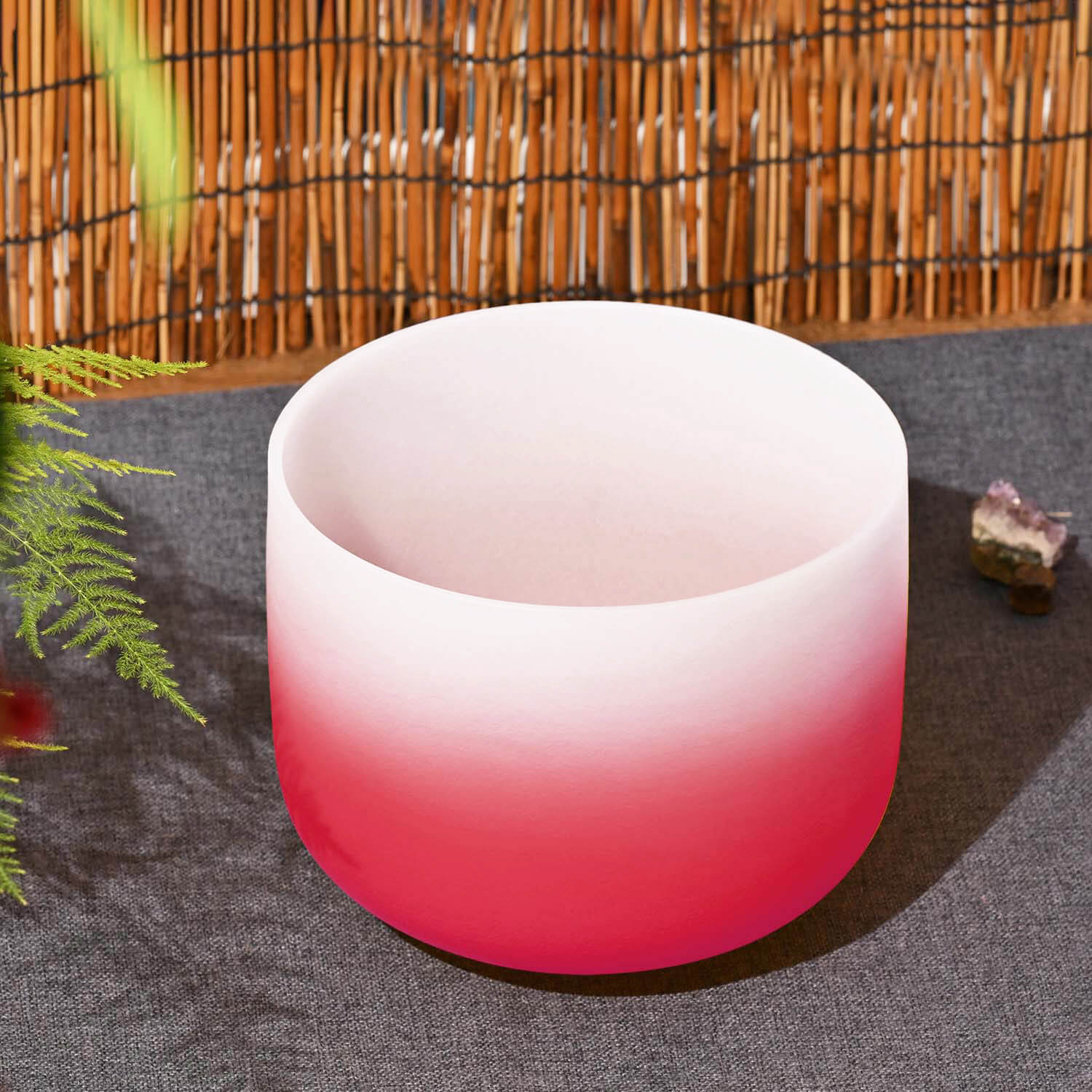 Crystal Singing Bowl - Root Chakra C Note Meditation Bowl - Image 8