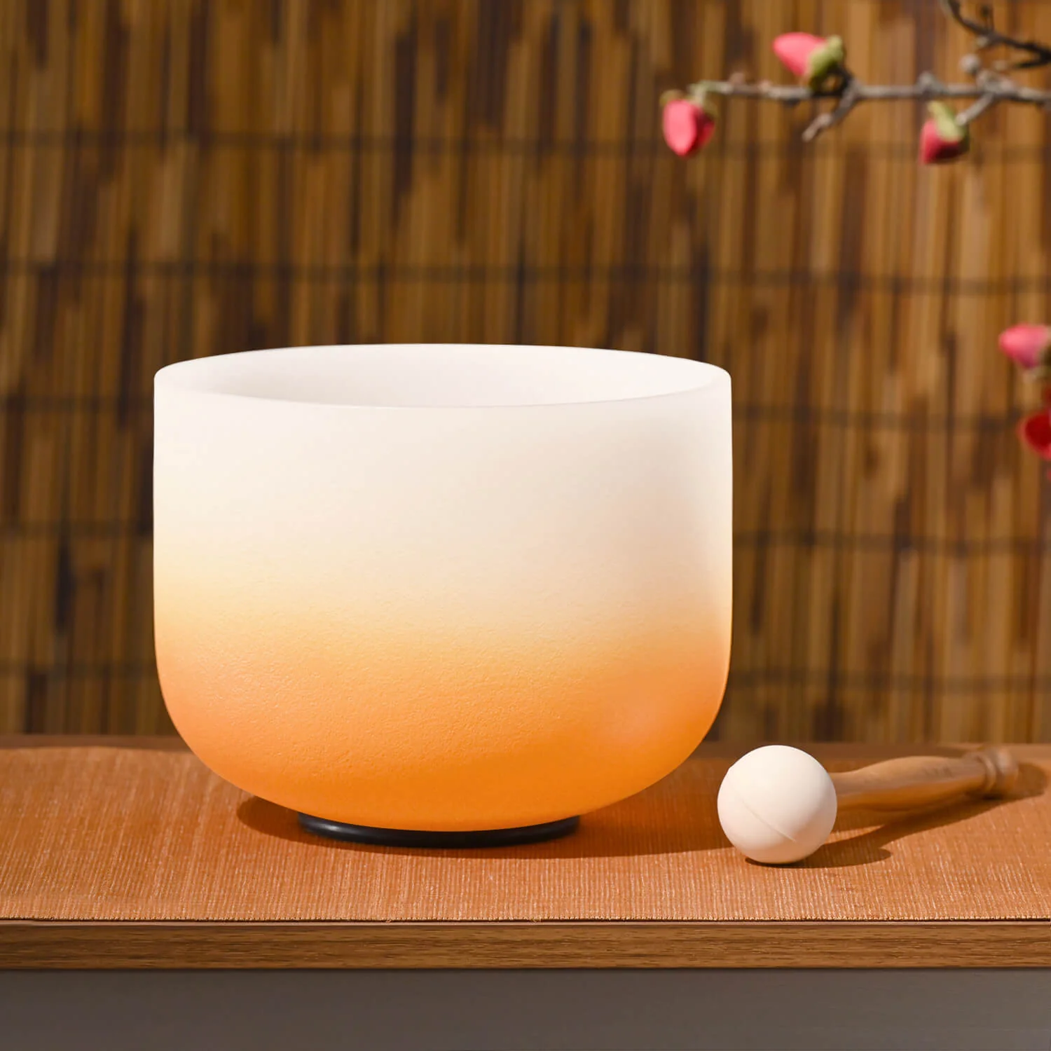 Crystal Singing Bowl - Sacral Chakra D Note Meditation Bowl - Image 5