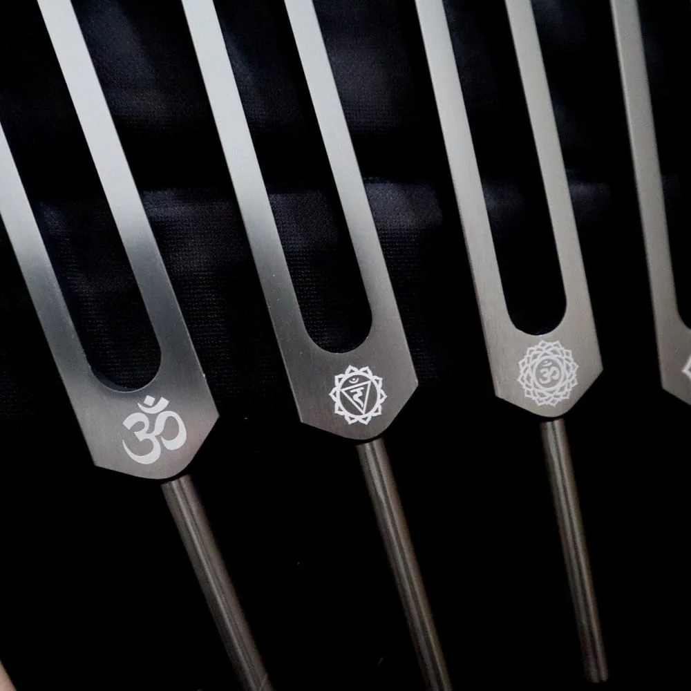 Solfeggio Tuning Fork Set - 9pc Chakra Tuning Fork for Healing - 0.25 - Image 7