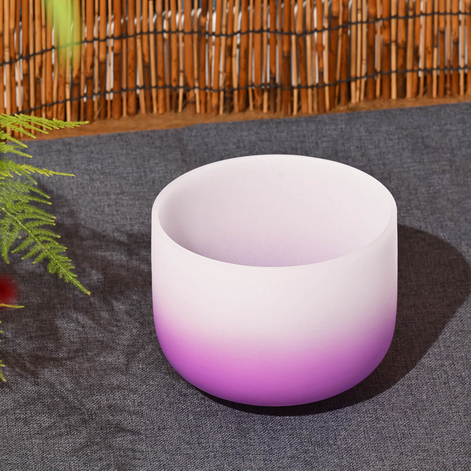 Crystal Singing Bowl - Crown Chakra B Note Meditation Bowl - Image 14