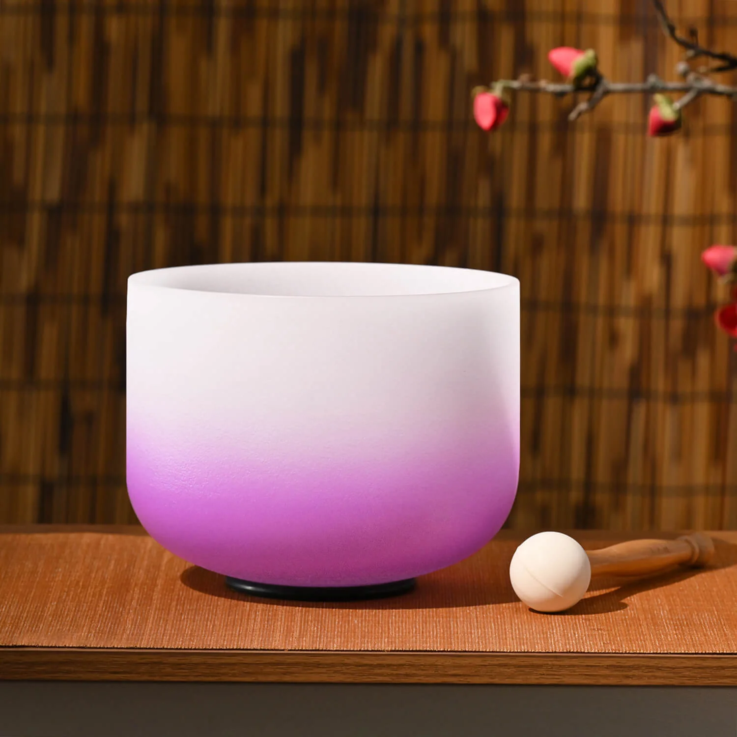 Crystal Singing Bowl - Crown Chakra B Note Meditation Bowl - Image 6