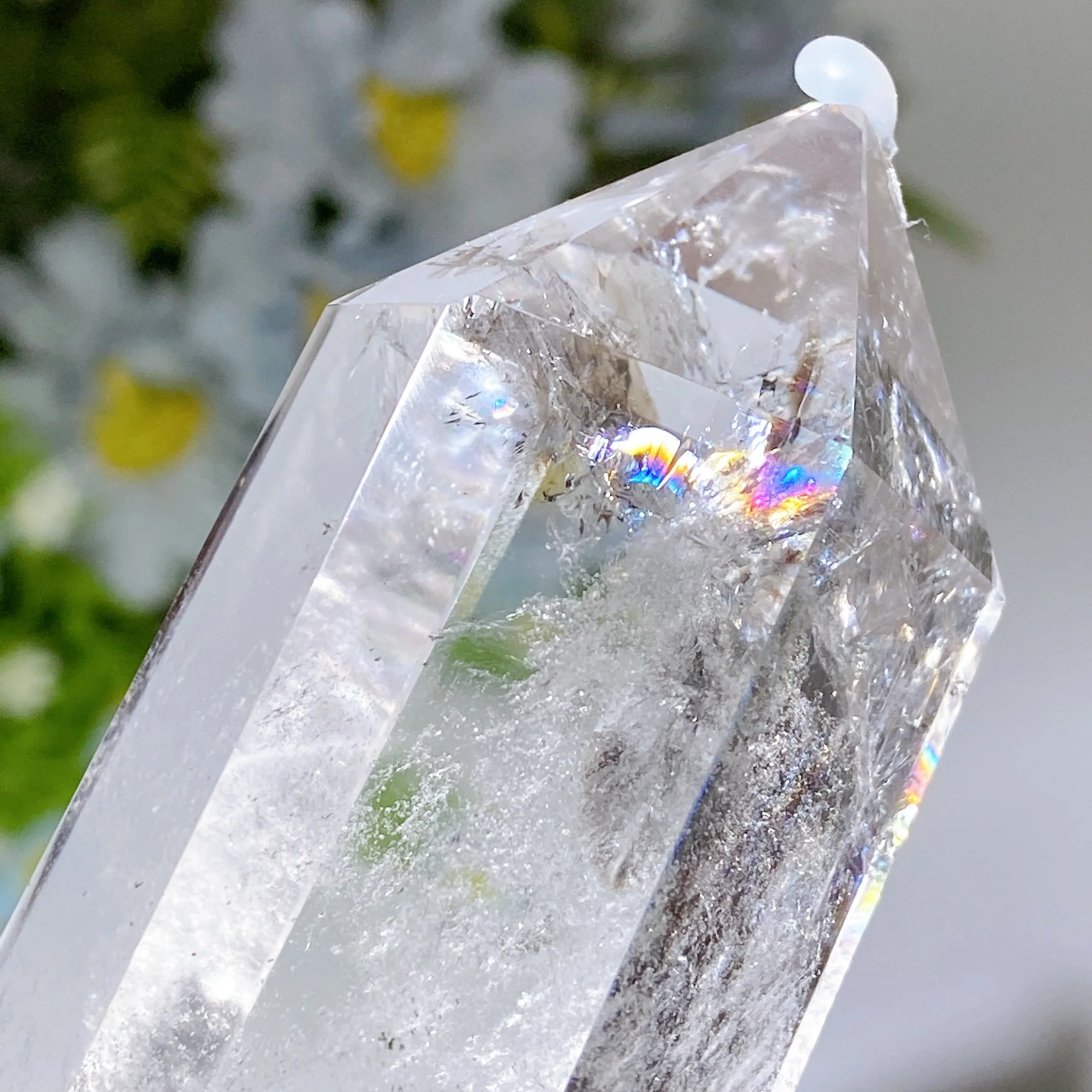 21cm Rainbow Garden Quartz Crystal Tower for Energy Healing - Image 5