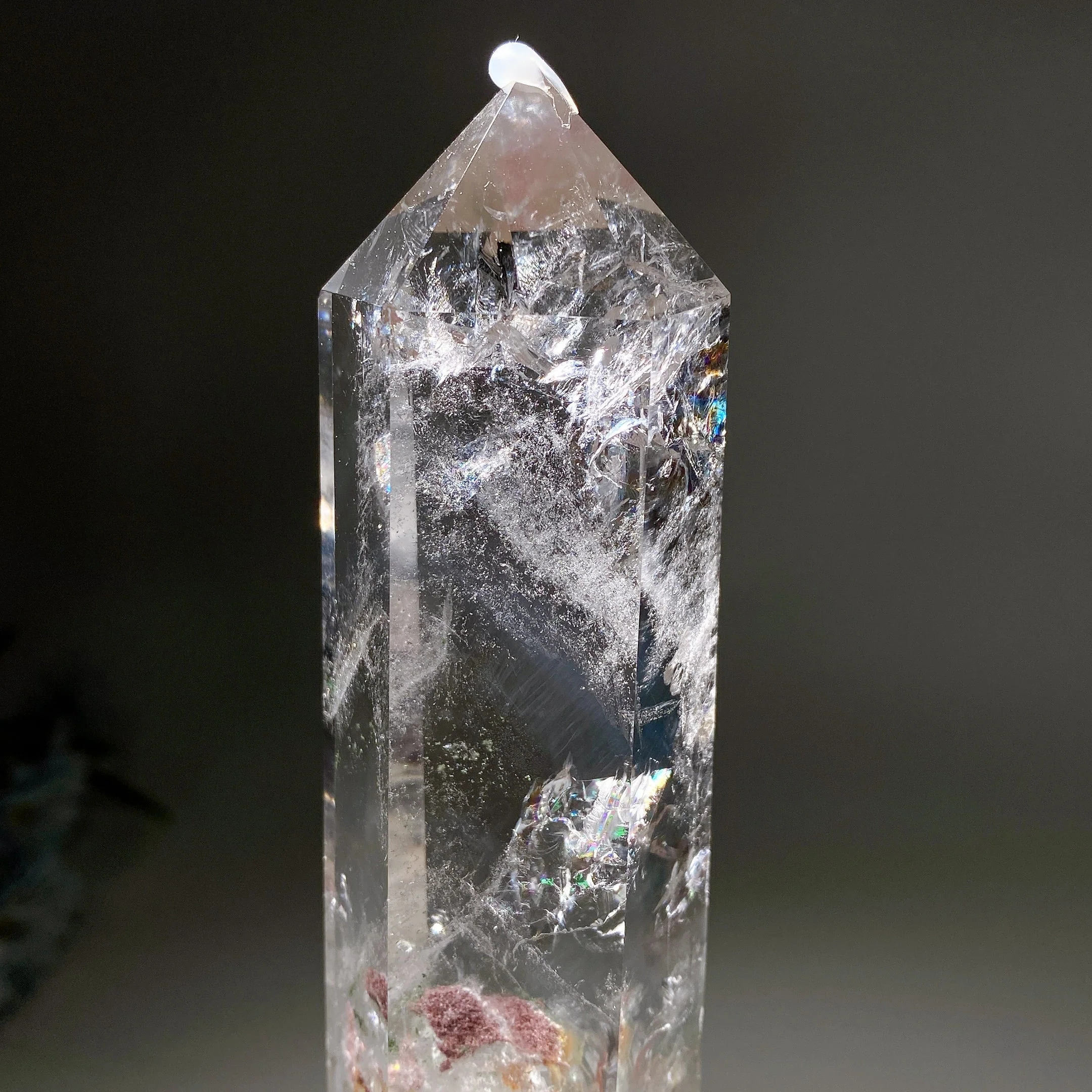21cm Rainbow Garden Quartz Crystal Tower for Energy Healing - Image 8