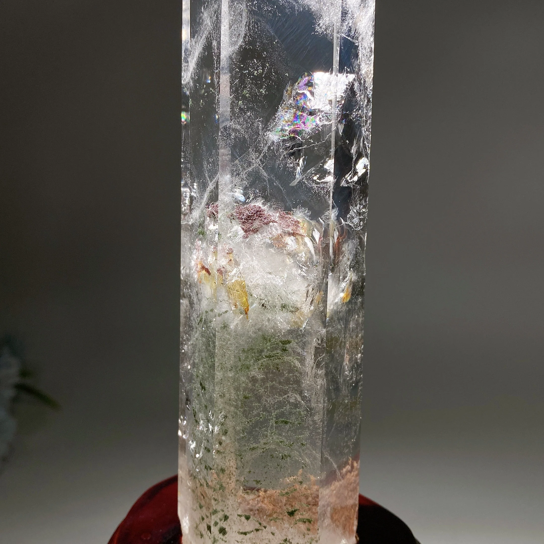 21cm Rainbow Garden Quartz Crystal Tower for Energy Healing - Image 9