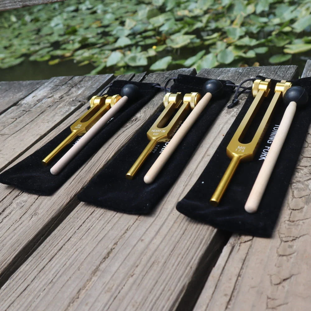 3pc Solfeggio Tuning Fork Set: 174, 432 & 528 Hz Healing Frequencies - Image 16
