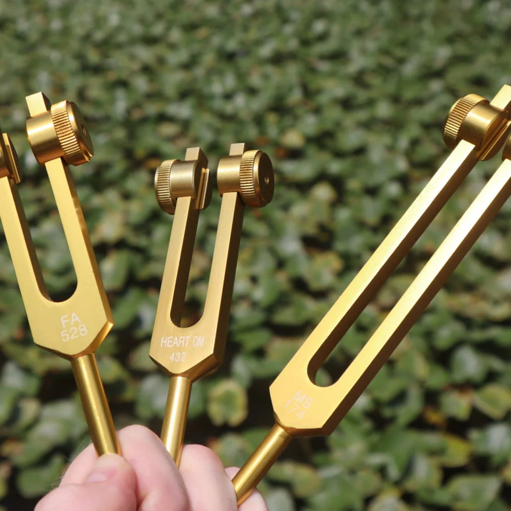 3pc Solfeggio Tuning Fork Set: 174, 432 & 528 Hz Healing Frequencies - Image 4