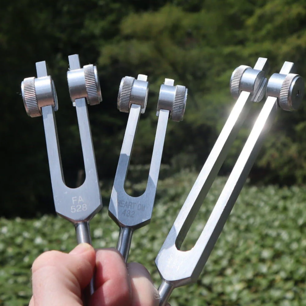 3pc Solfeggio Tuning Fork Set: 174, 432 & 528 Hz Healing Frequencies - Image 5