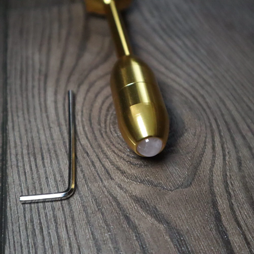174 Hz & 528 Hz Healing Tuning Forks with Crystal Handle - Image 10