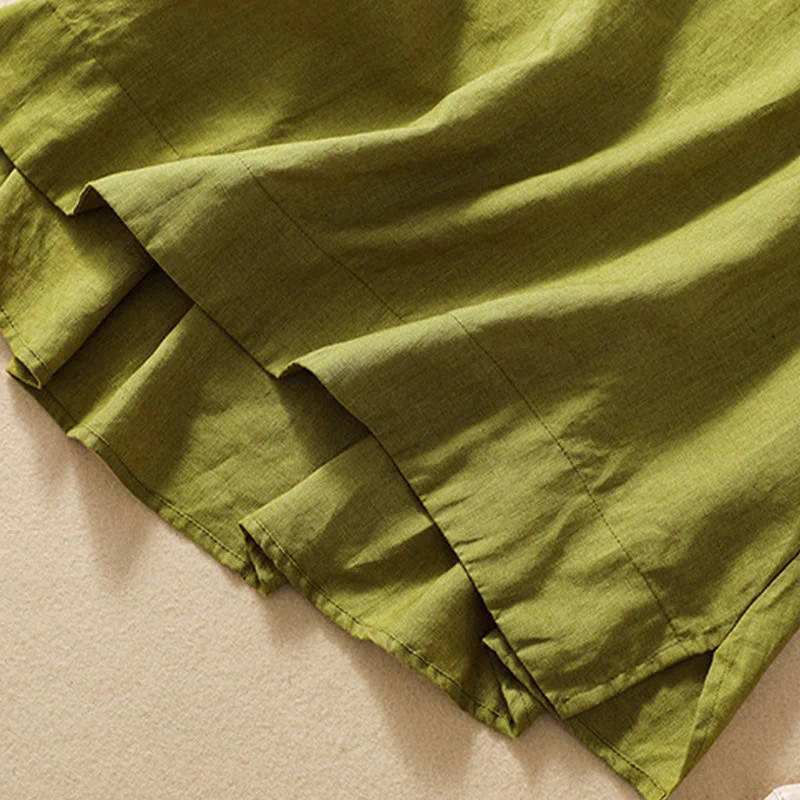 Casual Women's Cotton Linen Sleeveless Vest | Yoga Top - Image 9
